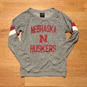 Nebraska Huskers Kids Gray Long Sleeve Shirt
